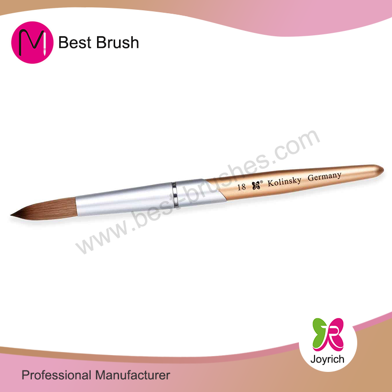 Mànec d'or Kolinsky Acrylic Nail raspall
